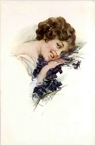 Frau - Künstlerkarte Schilbach -77938