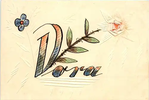 Dora- selbstgemachte Karte -76960