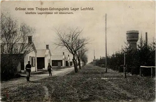 Lager-Lechfeld, Grüsse, Truppenübungsplatz, Westliche Lagerstrasse -358052