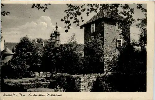 Arnstadt/Thüri. - An der alten Stadtmauer -331538