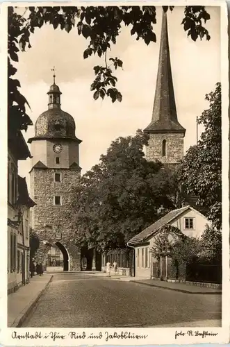 Arnstadt/Thüri. - Ried und Jakobturm -331560