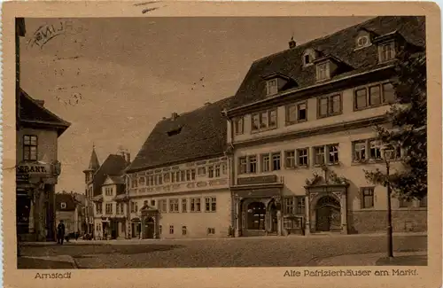 Arnstadt/Thüri. - Alte Patrizierhäuser am Markt -331600
