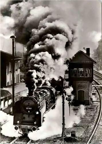 Dampflokomotive Sonderzug ausfahrt Nossen -77200