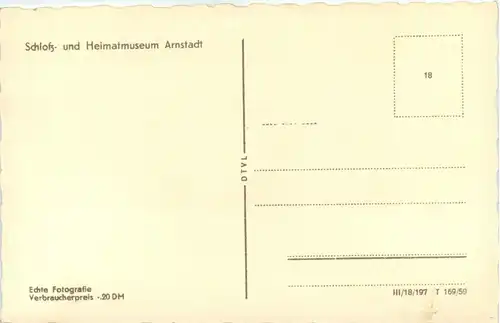 Arnstadt/Thür. - Schloss- und Heimatmuseum -331802