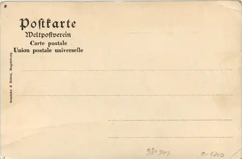 Arnstadt/Thür. - Partie an der Gera mit Bergschlösschen -331862