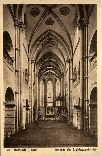 Arnstadt/Thür. - Inneres der Liebfrauenkirche -332056