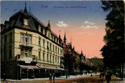 Trier, Nordallee und Bahnhofstrasse -358656