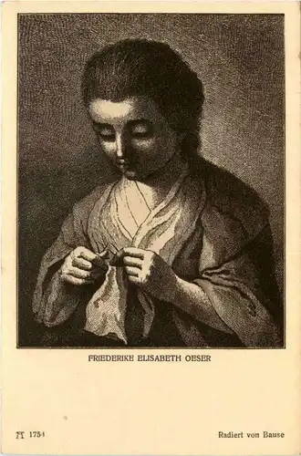 Friederike Elisabeth Oeser - Goethe Freundinnen - Ackermann Kunstverlag -77874