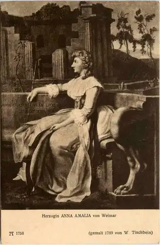 Herzogin Anna Amalia - Goethe Freundinnen - Ackermann Kunstverlag -77894