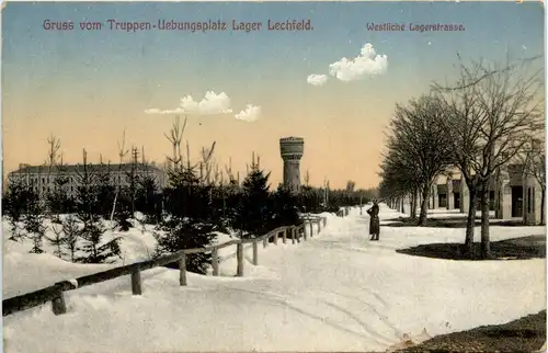Lager-Lechfeld, Grüsse, Truppenübungsplatz, Westliche Lagerstrasse -358056