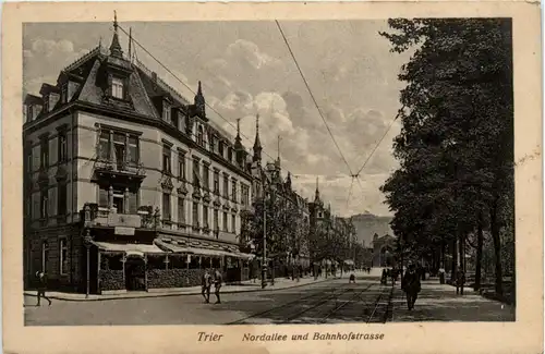 Trier, Nordallee und Bahnhofstrasse -358908