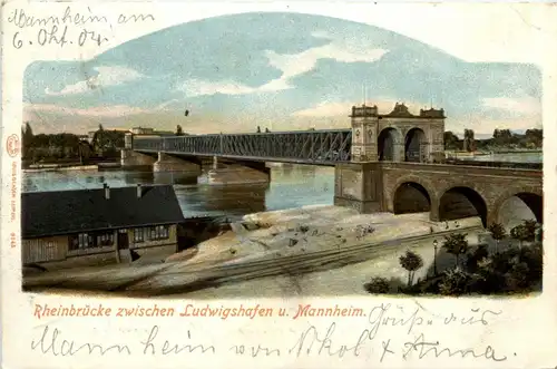 Rheinbrücke zwischen Ludwigshafen und Mannheim -403936