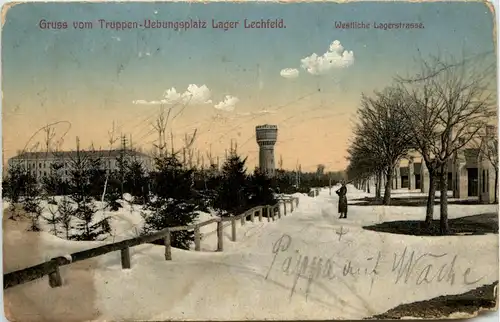 Lager-Lechfeld, Grüsse, Truppenübungsplatz, Westliche Lagerstrasse -358084