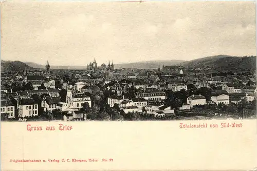 Trier, Grüsse, Totalansicht von Süd-West -357270