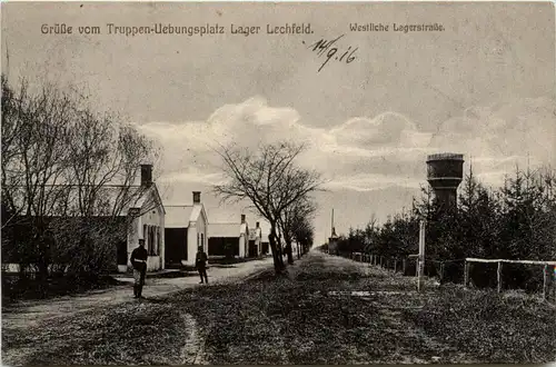 Lager-Lechfeld, Grüsse, Truppenübungsplatz, Westliche Lagerstrasse -358140