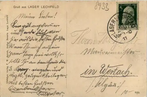 Lager Lechfeld, Inneres einer Baracke -358822