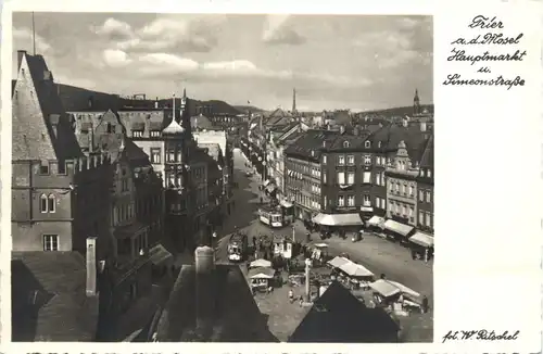 Trier, Hauptmarkt und Simeonstrasse -358862