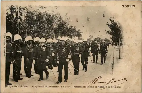 Tonkin - Haiphong - Inauguration du Monument Jules Ferry -79996