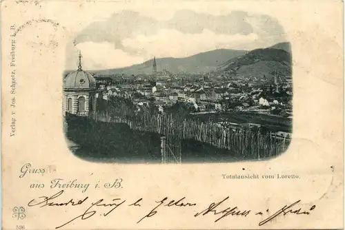 Freiburg i.Br., Toralansicht vom Loretto -358508