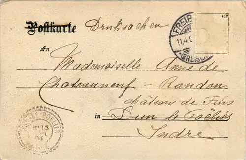 Freiburg i.Br., Martinstor mit kaiserstrasse -358504