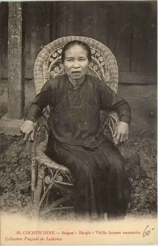 Saigon - Ba-Gin - Vieille femme -80306