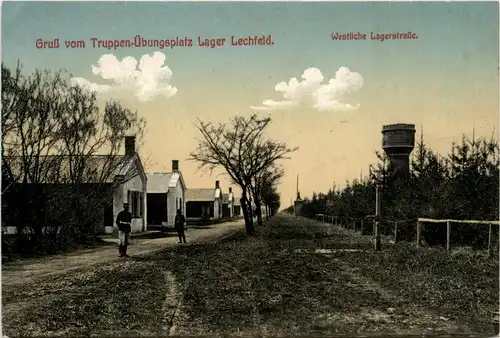 Lager-Lechfeld, Grüsse, Truppenübungsplatz, Westliche Lagerstrasse -358018