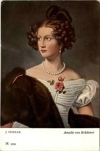 J. Stieler - Amalie von Krüdener -404678