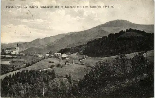 Bruck an der Mur/Steiermark - Frauenberg mit dem Rennfeld -323416