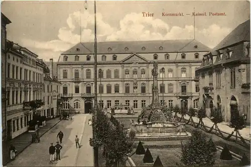 Trier, Kornmarkt, Kaiserl. Postamt -358178