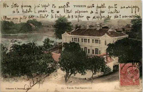 Tonkin - Vue de Thai-Nguyen -79840