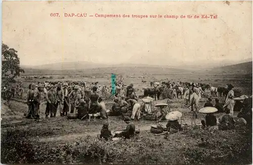 Dap-cau - Campement des troupes -79704