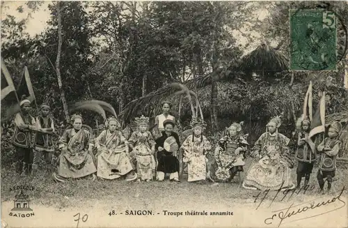 Saigon - Troupe theatrale annamite -80310