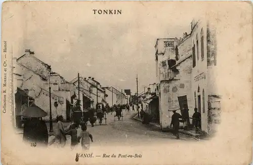 Tonkin - Hanoi - Rue du Pont en Bois -79828