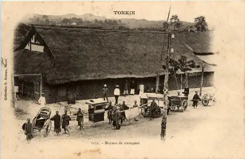 Tonkin - Moyens de transport -80124