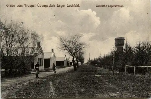 Lager-Lechfeld, Grüsse, Truppenübungsplatz, Westliche Lagerstrasse -357964