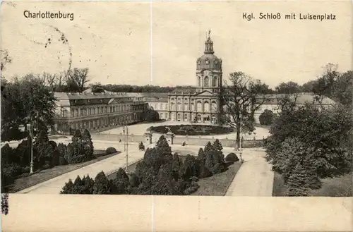 Berlin-Charlottenburg - Schloss mit Luisenplatz -328284