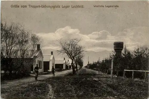 Lager-Lechfeld, Grüsse, Truppenübungsplatz, Westliche Lagerstrasse -357984