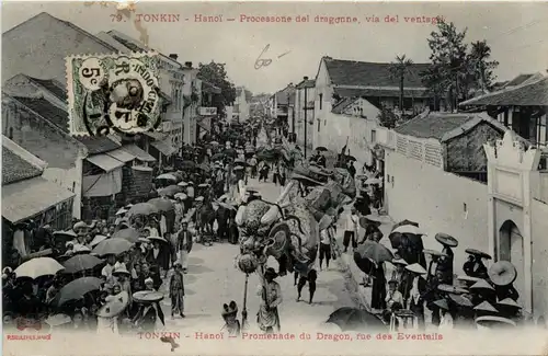 Tonkin - Hanoi - Processone del dragonne -80128