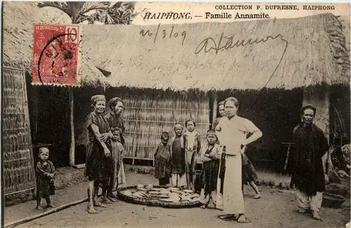Tonkin - Haiphong - Familie Annamite -80148