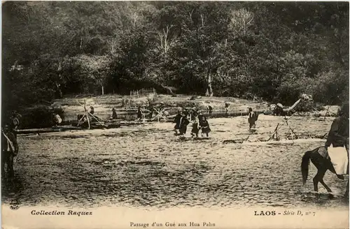 Laos - Passage d un Gur aux Hua Pahn -82086