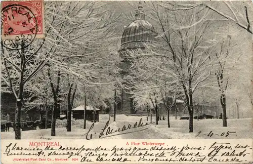 Montreal - A fine Winterscene -81180