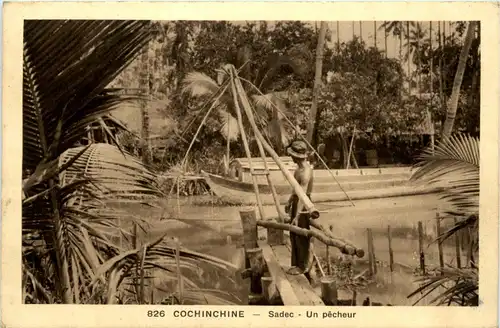 Sadec - Un pecheur -80608