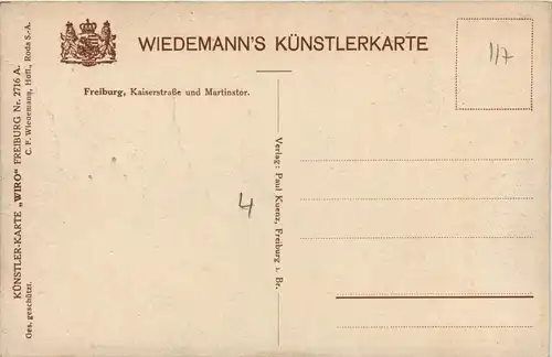 Freiburg i.Br./Baden-Württemberg - Kaiserstrasse und Martinstor -328944