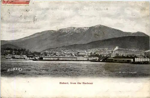 Hobart from the harbour - Tasmania -80944