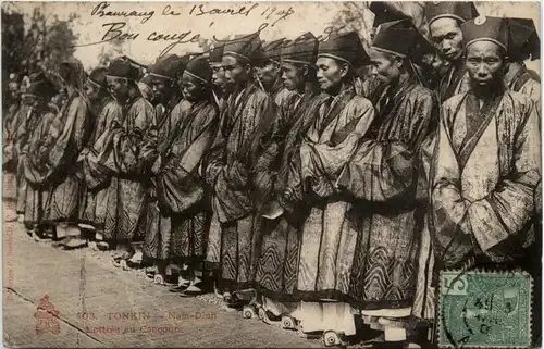 Tonkin - Nam-Dinh - Lettres au Concours -80162