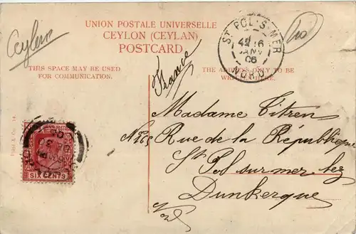 Colombo - Queen Street - Ceylon -81348