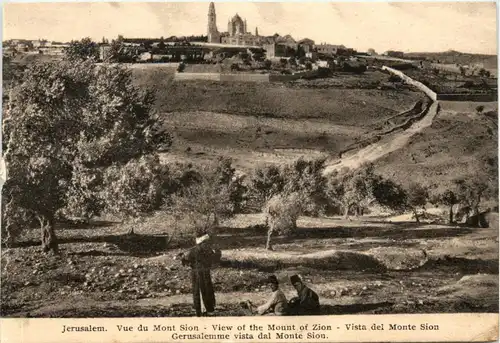 Jerusalem - View of Mount Zion -82200