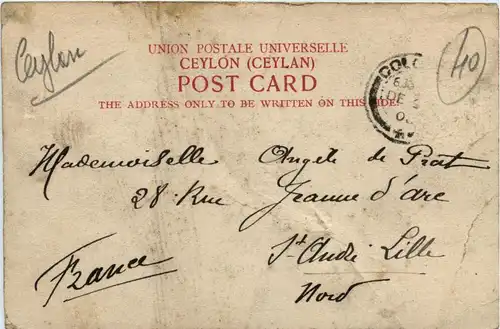 Colombo Breakwater - Ceylon -81388