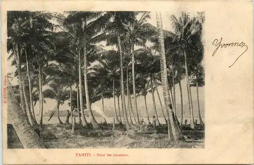 Tahiti - Sous les cocotiers -82020