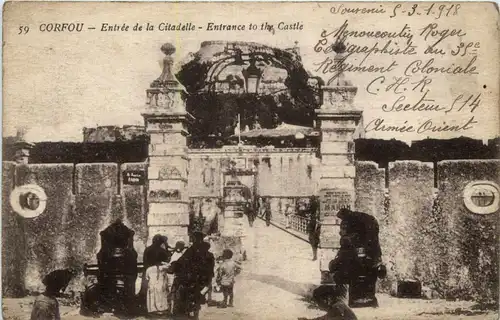 Corfou - Entree de la Citadelle -429610